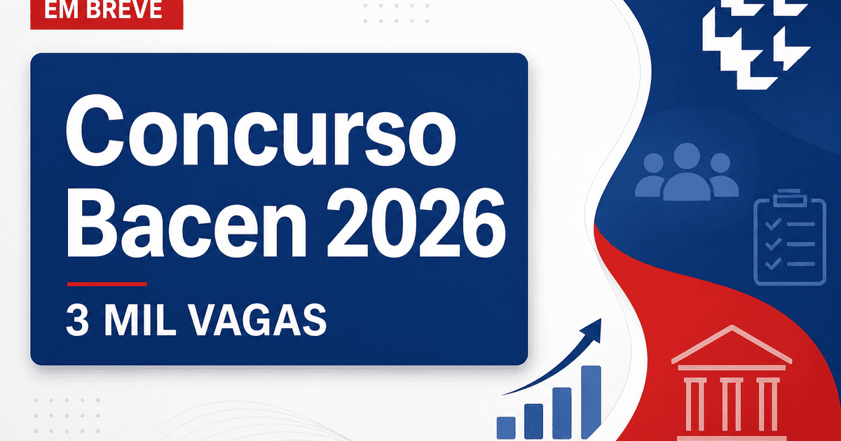 Concurso Bacen: mais de 3 mil cargos estão vagos; confira! - Banco Central do Brasil