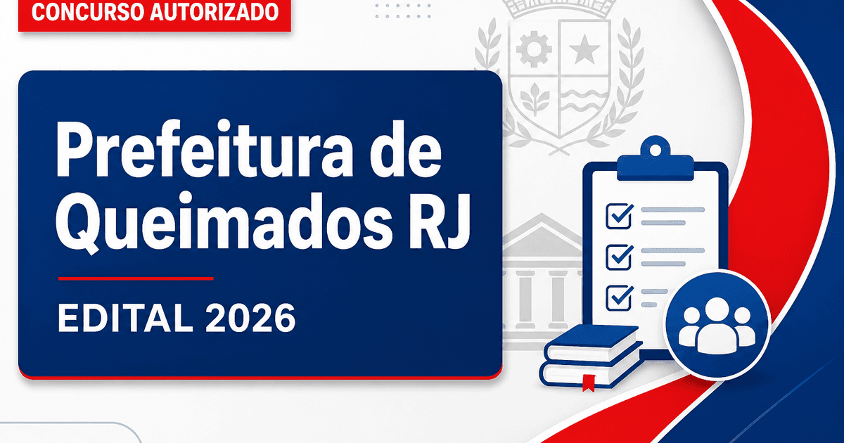 Novo concurso Queimados RJ é confirmado e já possui banca - Prefeitura de Queimados
