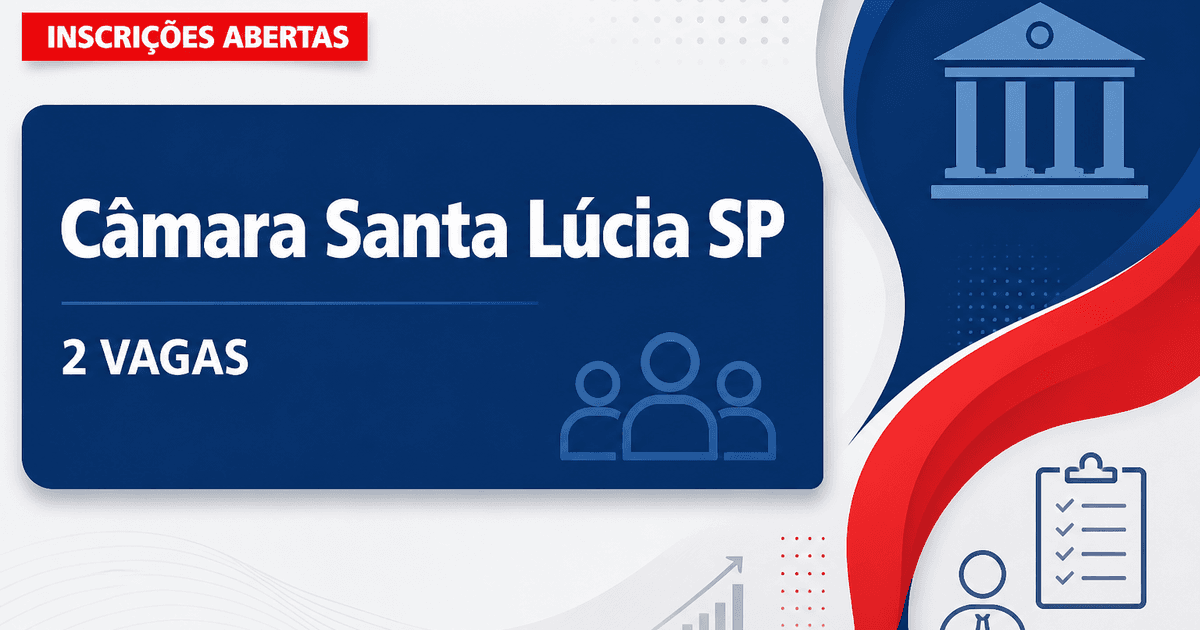 Câmara de Santa Lúcia: Câmara de Santa Lúcia - SP abre concurso público para Procurador Jurídico e Secretário Legislativ - Câmara Municipal de Santa Lúcia