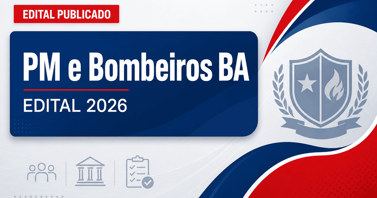 SAEB - BA abre concurso com vagas para Oficiais Médicos e Odontólogos na PM e Bombeiros - Secretaria da Administração do Estado da Bahia