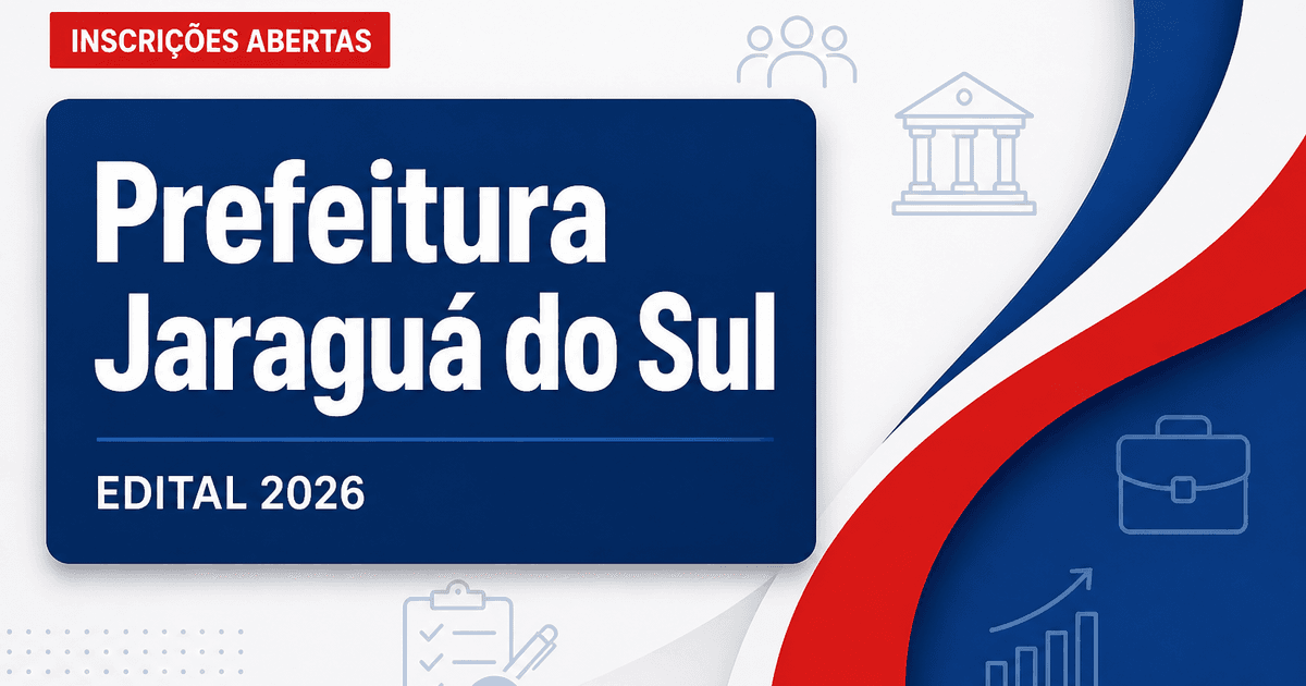 Prefeitura de Jaraguá do Sul - SC abre seleção para profissionais na área da educação - Prefeitura de Jaraguá do Sul