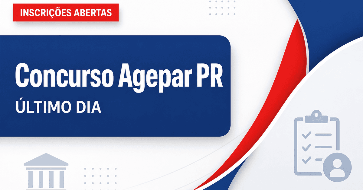 Concurso Agepar tem último dia de inscrição; veja próximas datas! - Agência Reguladora de Serviços Públicos Delegados do Paraná