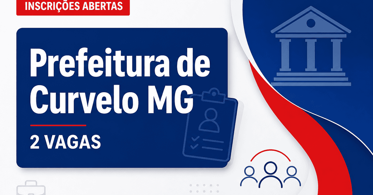 Prefeitura de Curvelo: Prefeitura de Curvelo - MG abre processos seletivos para Auxiliar em Saúde Bucal e Psicólogo - Prefeitura de Curvelo