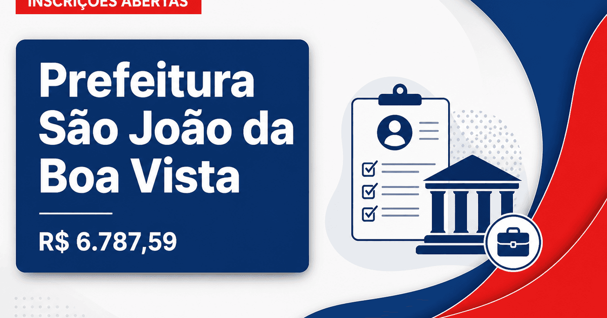 Prefeitura de São João da Boa Vista: Prefeitura de São João da Boa Vista - SP abre concursos públicos para cadastro de r - Prefeitura de São João da Boa Vista