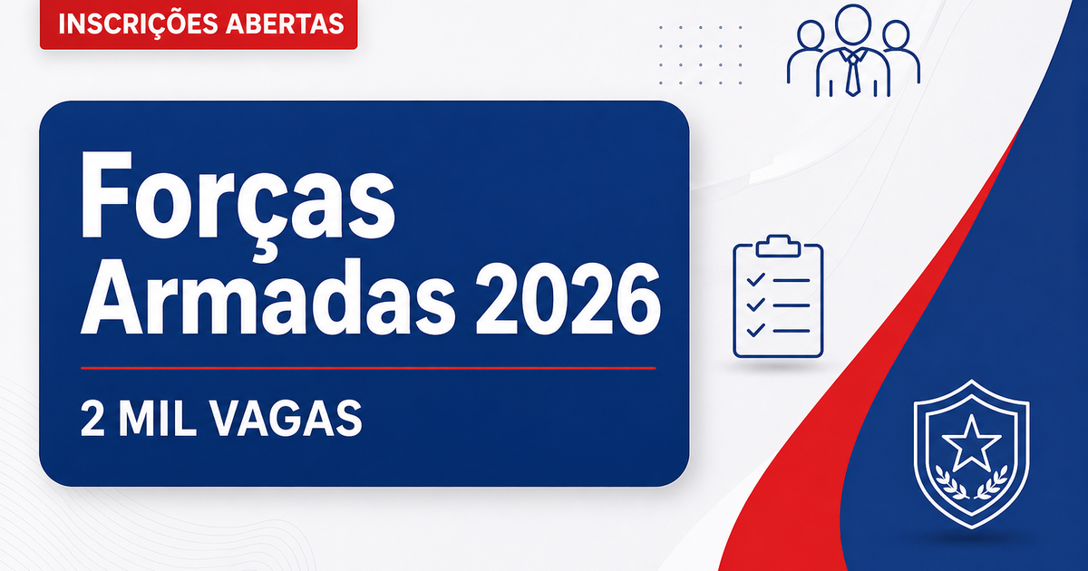 Forças Armadas: concursos abertos têm quase 2 mil vagas - Forças Armadas: s abertos têm quase 2 mil vagas