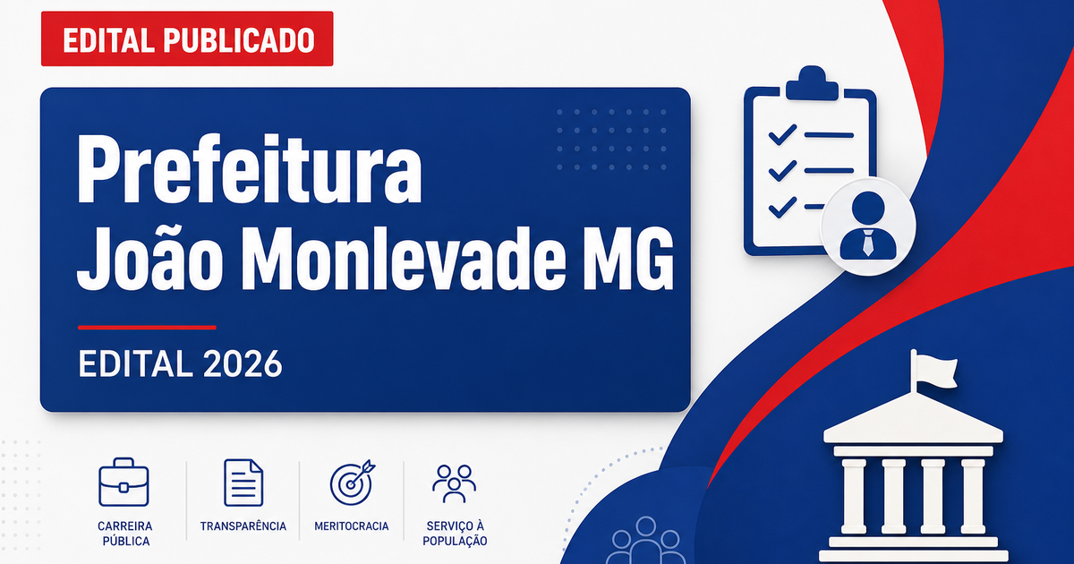 Prefeitura de João Monlevade - MG abre vagas para Médico Pediatra e Terapeuta Ocupacional - Prefeitura de João Monlevade