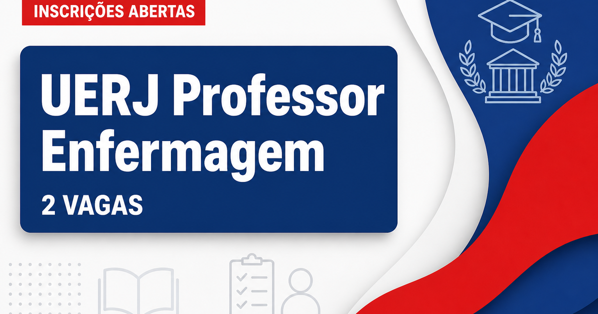 UERJ - Universidade do Estado do Rio de Janeiro: UERJ abre concurso com vagas para professor adjunto na área de enfermag - Universidade do Estado do Rio de Janeiro