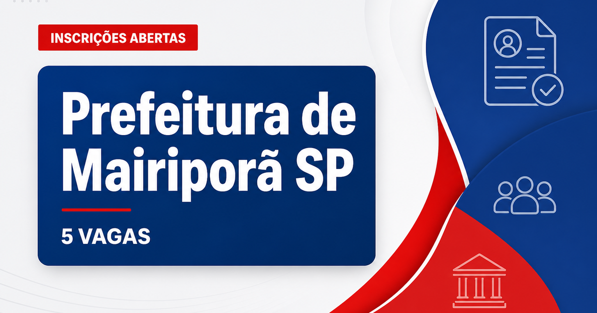 Prefeitura de Mairiporã: Prefeitura de Mairiporã - SP abre concurso público com salários de até R$ 5.574,03 - Prefeitura de Mairiporã