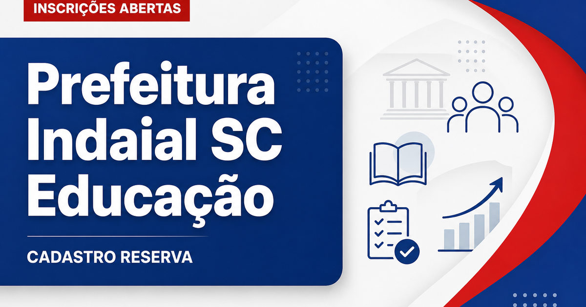 Prefeitura de Indaial - SC abre seleção para cadastro de reserva na educação - Prefeitura de Indaial