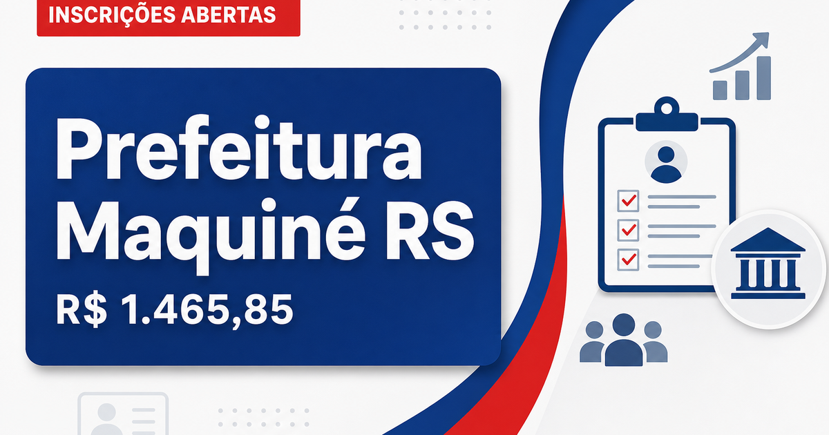 Prefeitura de Maquiné: Prefeitura de Maquiné - RS abre seleção para Secretário Escolar - Prefeitura de Maquiné
