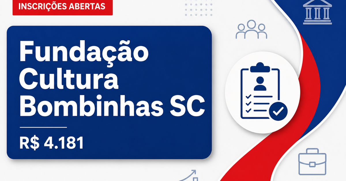 FMC - Fundação Municipal de Cultura de Bombinhas: Fundação Municipal de Cultura de Bombinhas - SC abre processo seletivo - Fundação Municipal de Cultura de Bombinhas