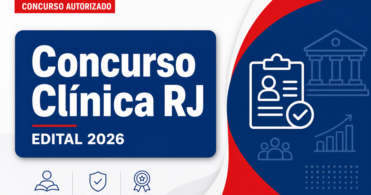 Concurso Clin RJ: comissão terá até novembro para concluir estudo - Clínica