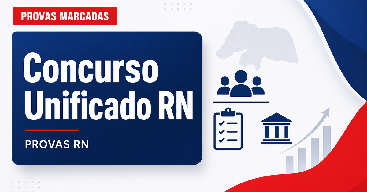 Concurso Unificado RN: confira as orientações para as provas - Governo do Rio Grande do Norte