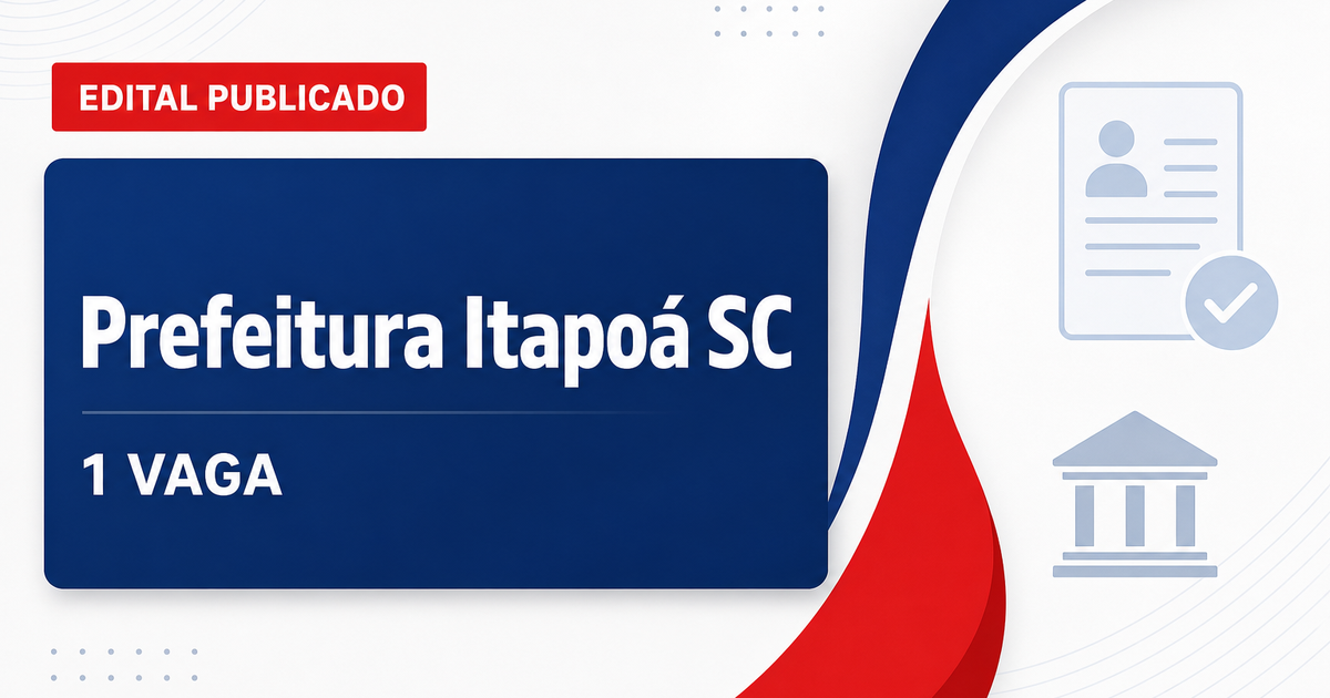 Processo seletivo Prefeitura de Itapoá SC: 1 vaga para professor de robótica - Prefeitura de Itapoá