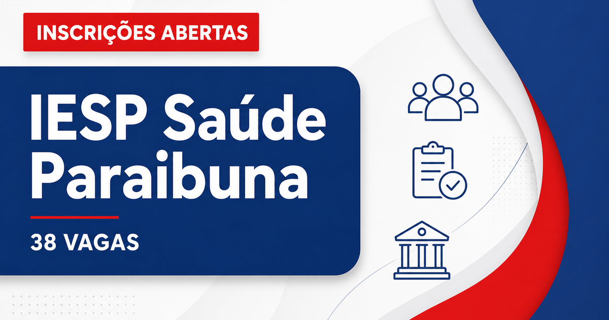 IESP - Instituto de Excelência em Saúde Pública: IESP abre processo seletivo para o setor de saúde do Pronto-Socorro de  - Instituto de Excelência em Saúde Pública