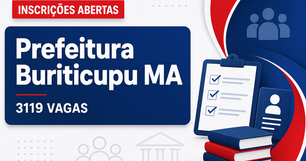 Prefeitura de Buriticupu: Prefeitura de Buriticupu - MA abre três concursos públicos para diversas áreas - Prefeitura de Buriticupu