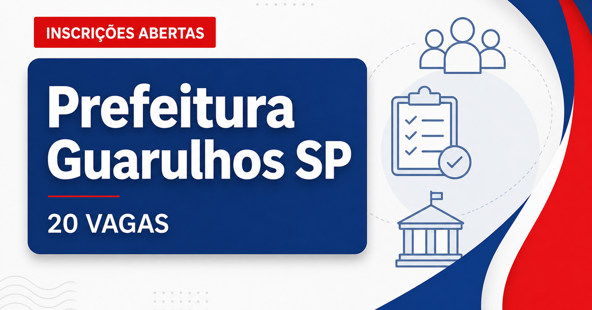 Prefeitura de Guarulhos: Prefeitura de Guarulhos - SP abre novos concursos para cargos de nível superior - Prefeitura de Guarulhos