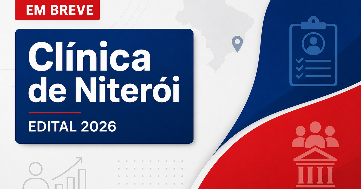 Clin Niterói prorroga por 180 dias os trabalhos da comissão do concurso; novo prazo vai até novembro de 2026 - Clínica de Niterói