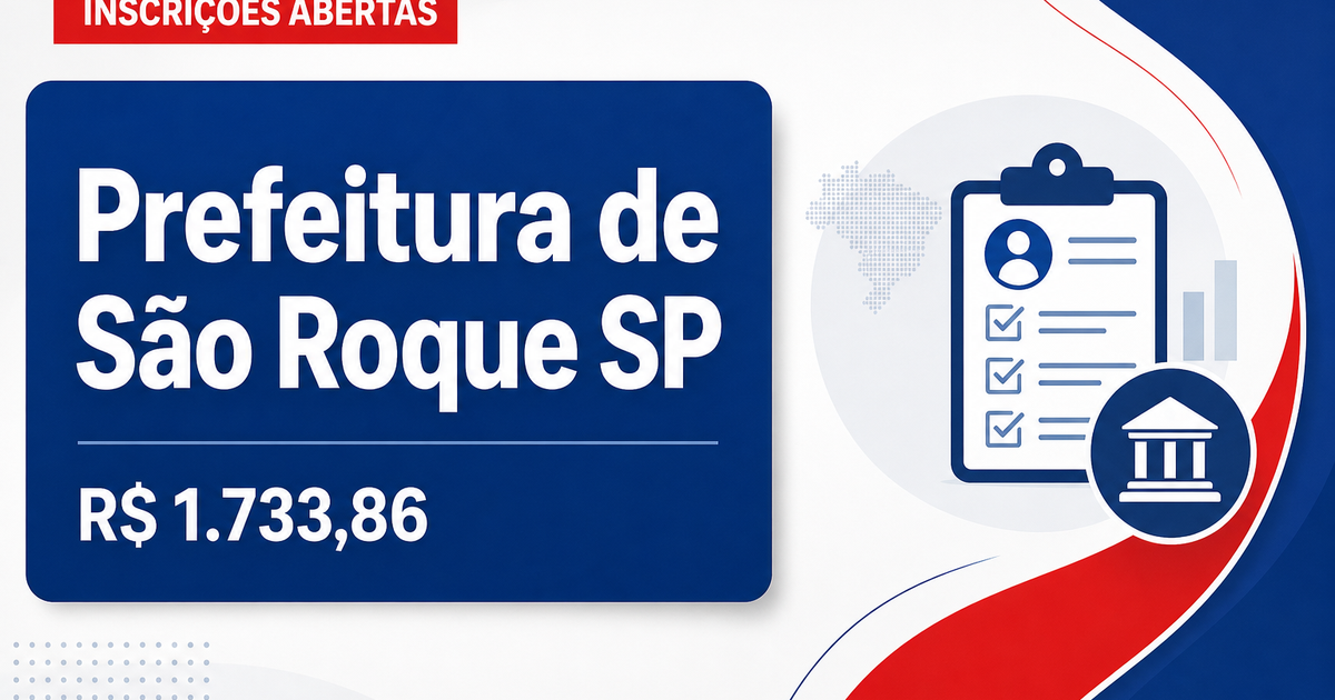 Prefeitura da Estância Turística de São Roque: Prefeitura de São Roque - SP abre processo seletivo para o cargo de Servi - Prefeitura da Estância Turística de São Roque