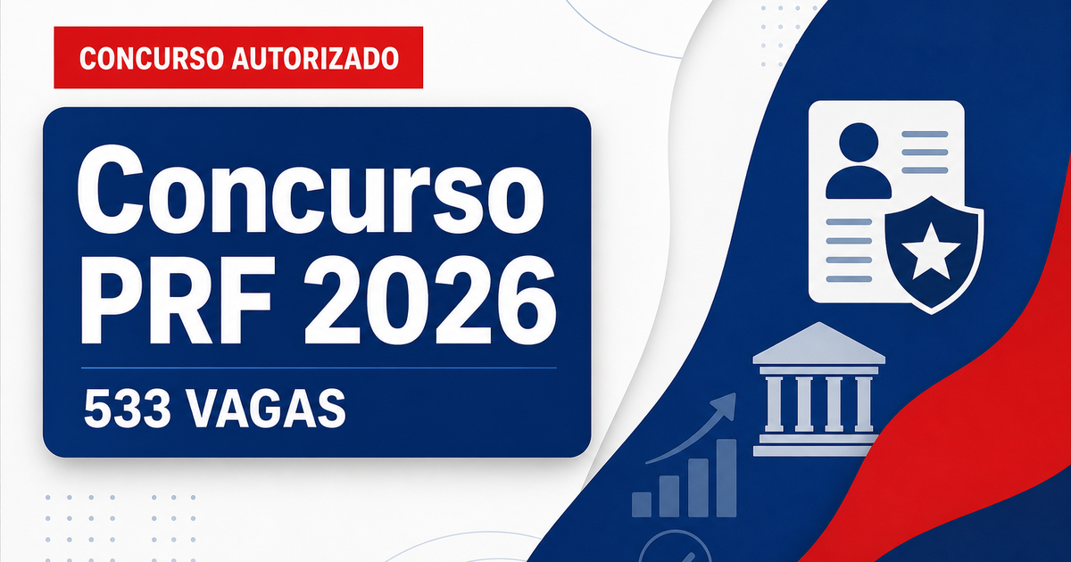 Concurso PRF: novo pedido enviado é para 533 vagas de níveis médio e superior - PRF: novo pedido enviado éra 533 vagas de níveis médio e superior