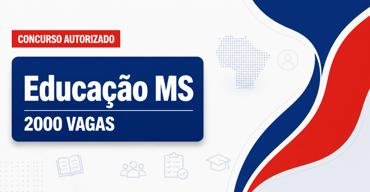 MS autoriza seleção com 2 mil vagas para professores da rede estadual - Secretaria de Estado de Educação de Mato Grosso do Sul