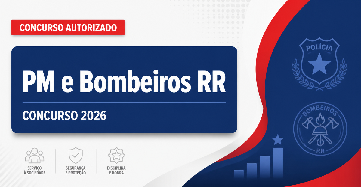Governador anuncia novos concursos PM RR e Bombeiros RR - Polícia Militar de Roraima e Corpo de Bombeiros de Roraima
