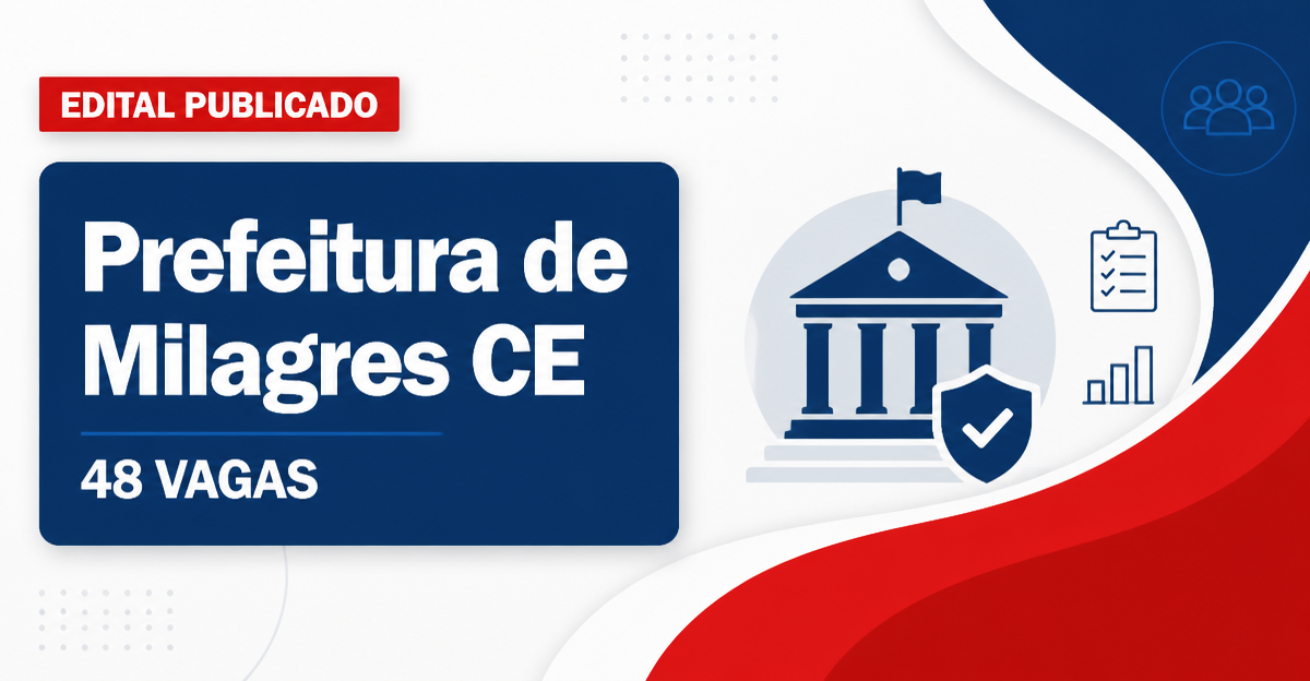 Prefeitura de Milagres: Prefeitura de Milagres - CE divulga retificações de concursos públicos - Prefeitura de Milagres