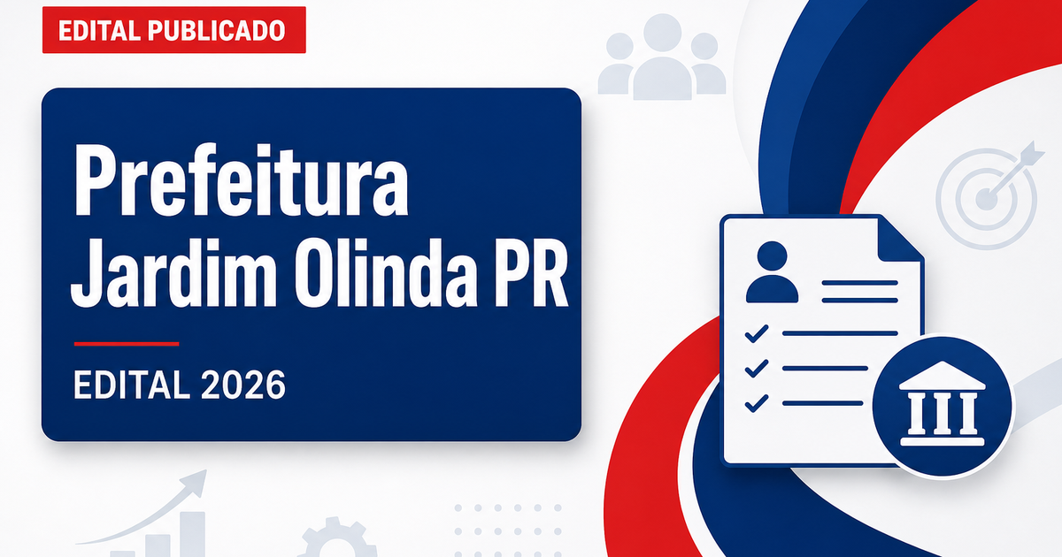 Concurso Prefeitura de Jardim Olinda PR tem vagas e retificação para fonoaudiólogo - Prefeitura de Jardim Olinda