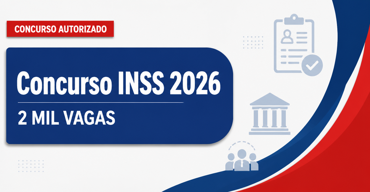 Concurso INSS com 2 mil vagas está previsto em novo programa - INSS com 2 mil vagas está previsto em novo programa
