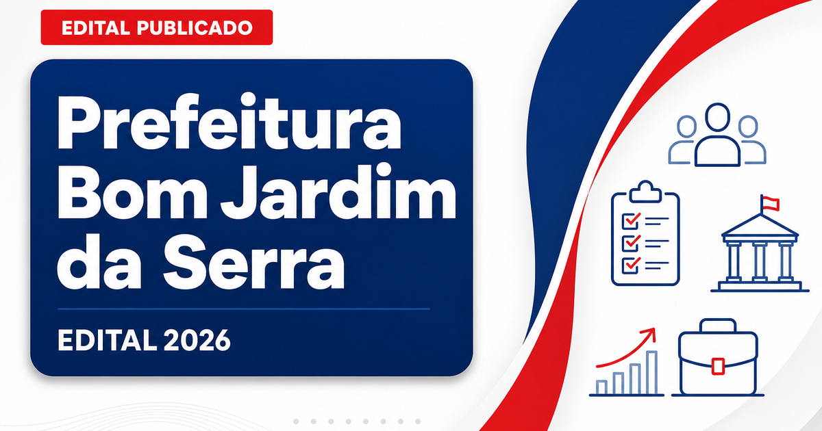 Prefeitura de Bom Jardim da Serra - SC abre concurso público para médico veterinário - Prefeitura de Bom Jardim da Serra