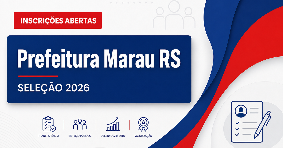 Prefeitura de Marau - RS abre seleção para Operadores de Equipamentos Rodoviários - Prefeitura de Marau