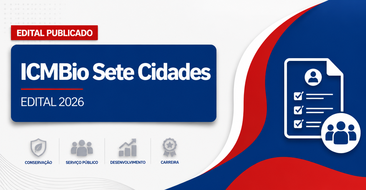 ICMBio concurso: cadastro reserva para agente temporário ambiental no Parque Nacional de Sete Cidades PI - Instituto Chico Mendes de Conservação da Biodiversidade