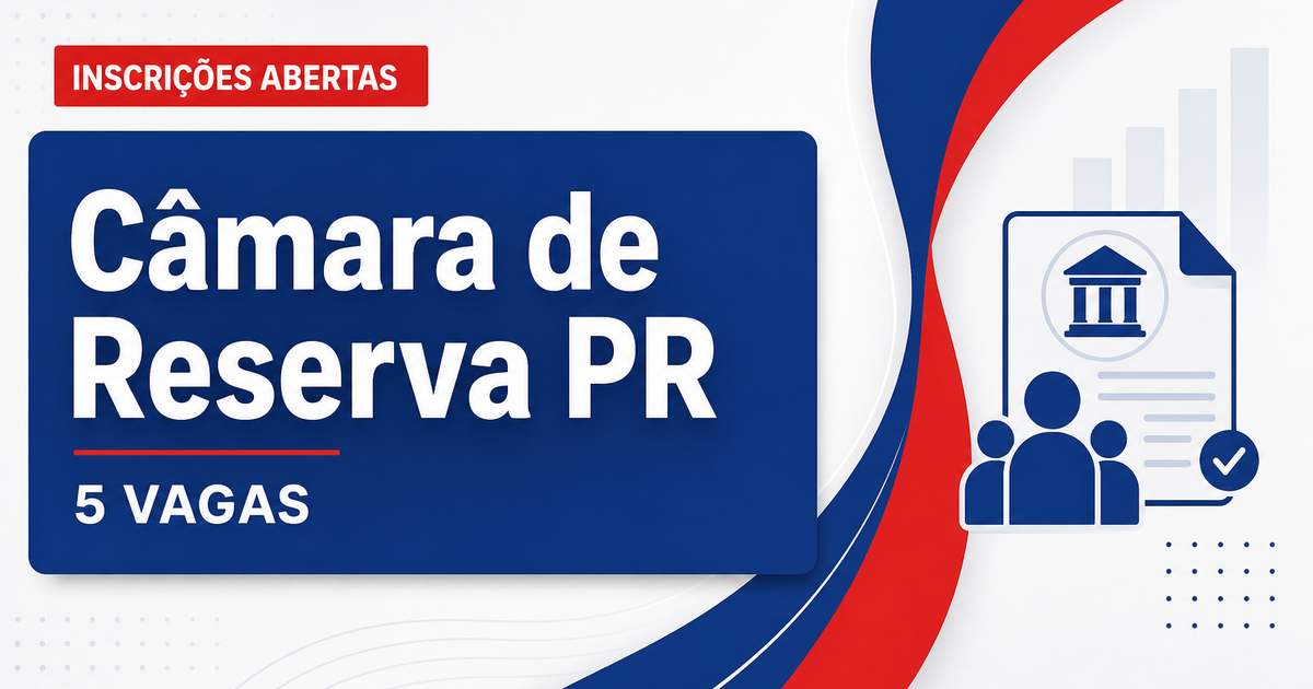 Câmara de Reserva: Câmara de Reserva - PR abre concurso público com salários de até R$ 8,7 mil - Câmara de Reserva