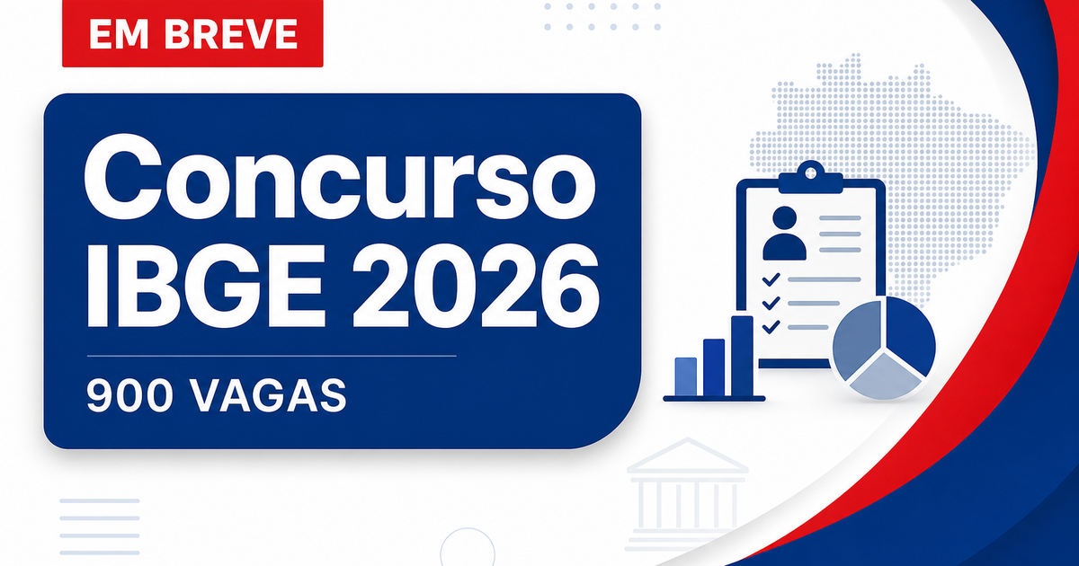 IBGE estuda solicitar novo concurso com cerca de 900 vagas efetivas - IBGE estuda solicitar novo com cerca de 900 vagas efetivas