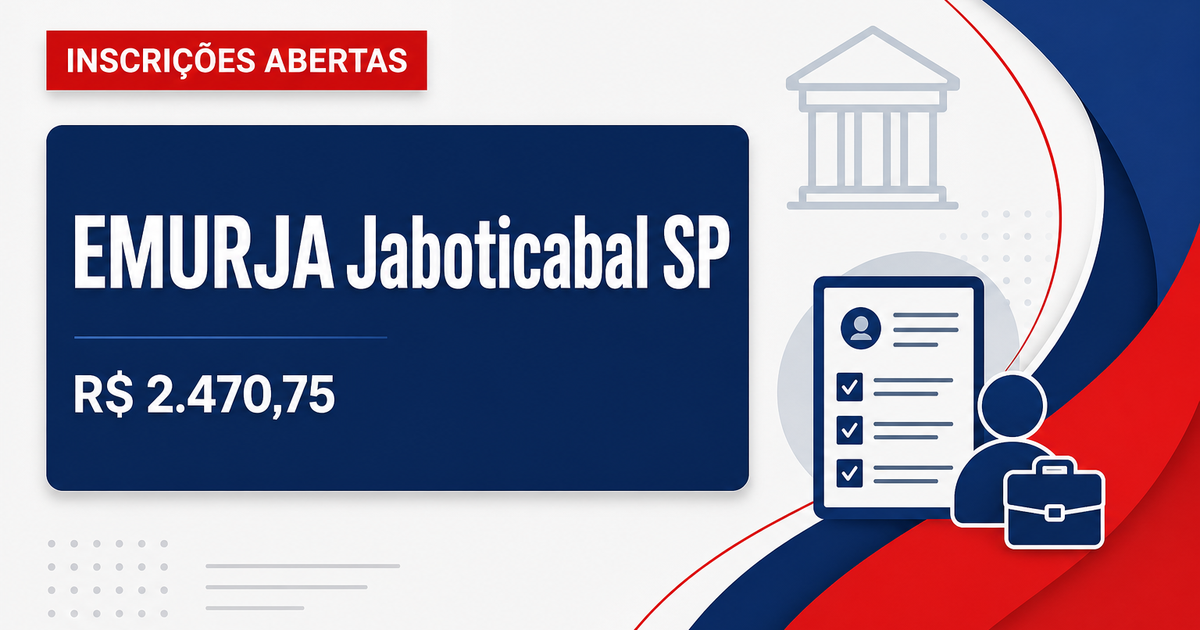 EMURJA - Empresa Municipal de Urbanização de Jaboticabal: EMURJA - SP abre processo seletivo para Braçal e Jardineiro - Empresa Municipal de Urbanização de Jaboticabal
