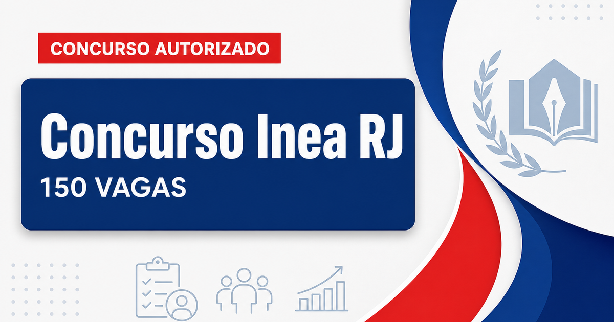 Concurso Inea RJ: governador sinaliza aval para 150 vagas - Instituto Estadual do Ambiente