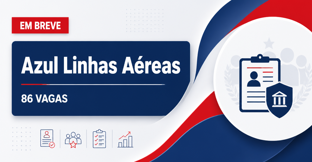 Azul abre 86 vagas de emprego no Brasil para atendimento, tecnologia e manutenção aeronáutica - Azul abre 86 vagas de emprego no Brasilra atendimento, tecnologia e manutenção a