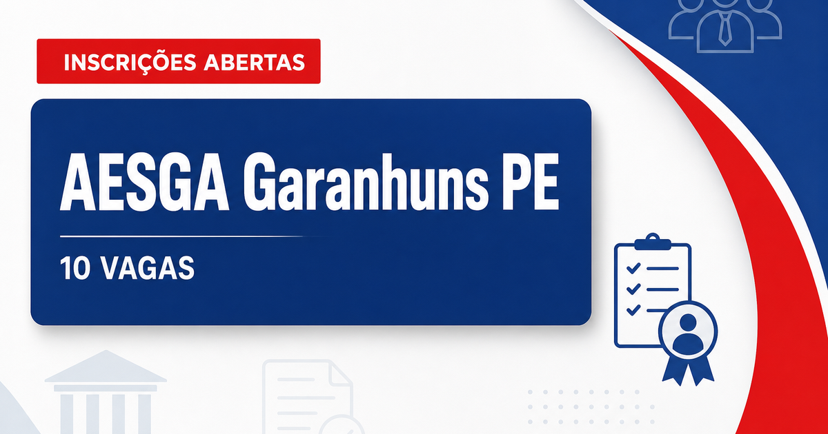 AESGA - Autarquia do Ensino Superior de Garanhuns: AESGA - PE abre seleção simplificada para Professores de Medicina em  - Autarquia do Ensino Superior de Garanhuns