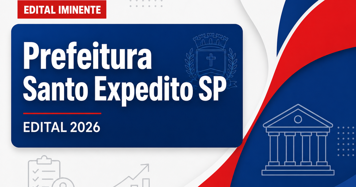 Processo seletivo da Prefeitura de Santo Expedito SP: chances para professores - Prefeitura de Santo Expedito