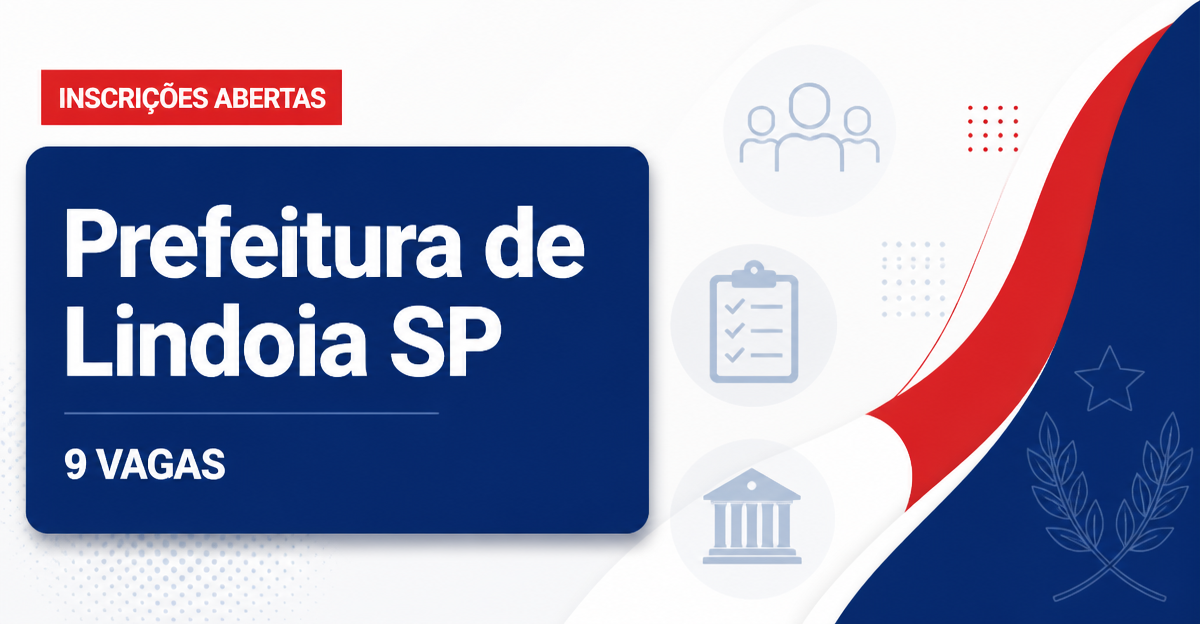 Prefeitura de Lindoia: Prefeitura de Lindoia - SP abre concurso público com salários de até R$ 4,5 mil - Prefeitura de Lindoia