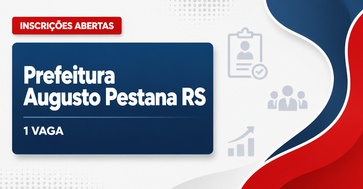 Prefeitura de Augusto Pestana: Prefeitura de Augusto Pestana - RS abre seleção para Professor de Português - Prefeitura de Augusto Pestana