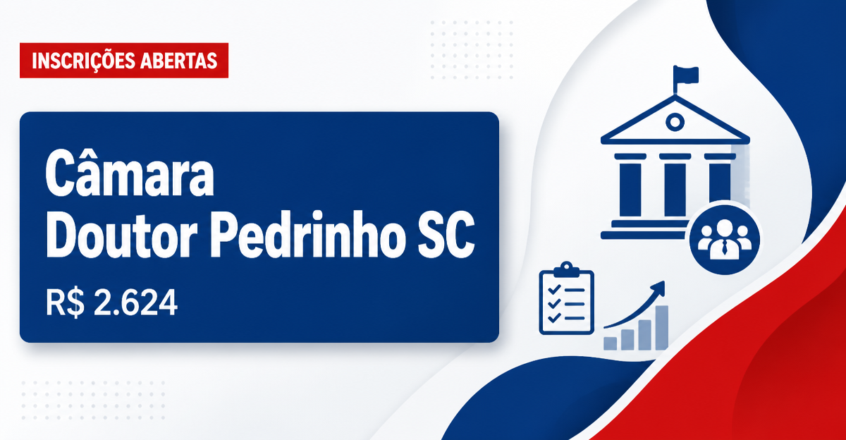 Câmara de Vereadores: Câmara de Doutor Pedrinho - SC abre concurso público para Auxiliar de Limpeza e Contador - Câmara de Vereadores de Doutor Pedrinho