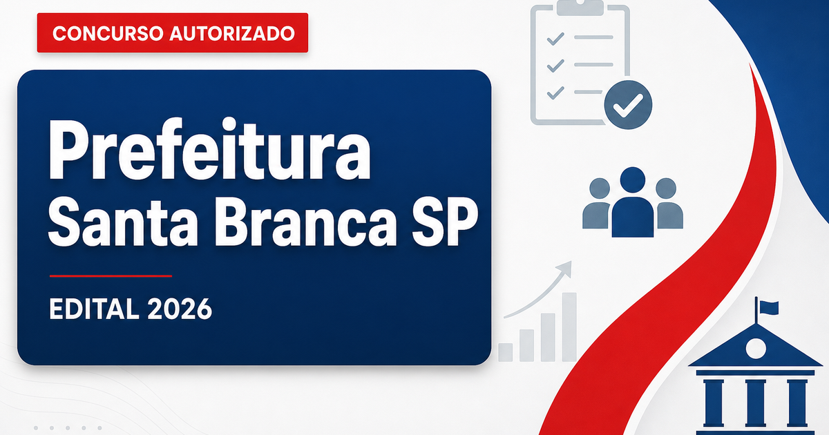 Concurso Prefeitura de Santa Branca SP: assinado contrato com banca para todos os níveis - Prefeitura de Santa Branca