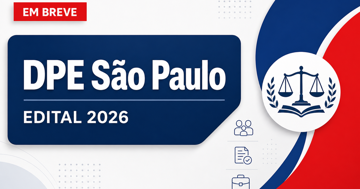 Concurso DPE SP: seleção para defensor será discutida nesta sexta-feira (12) - Defensoria Pública