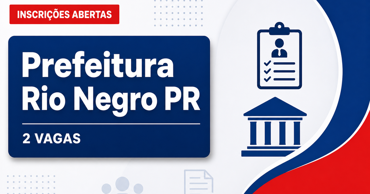 Prefeitura de Rio Negro: Prefeitura de Rio Negro - PR abre processo seletivo para motoristas de transporte escolar - Prefeitura de Rio Negro