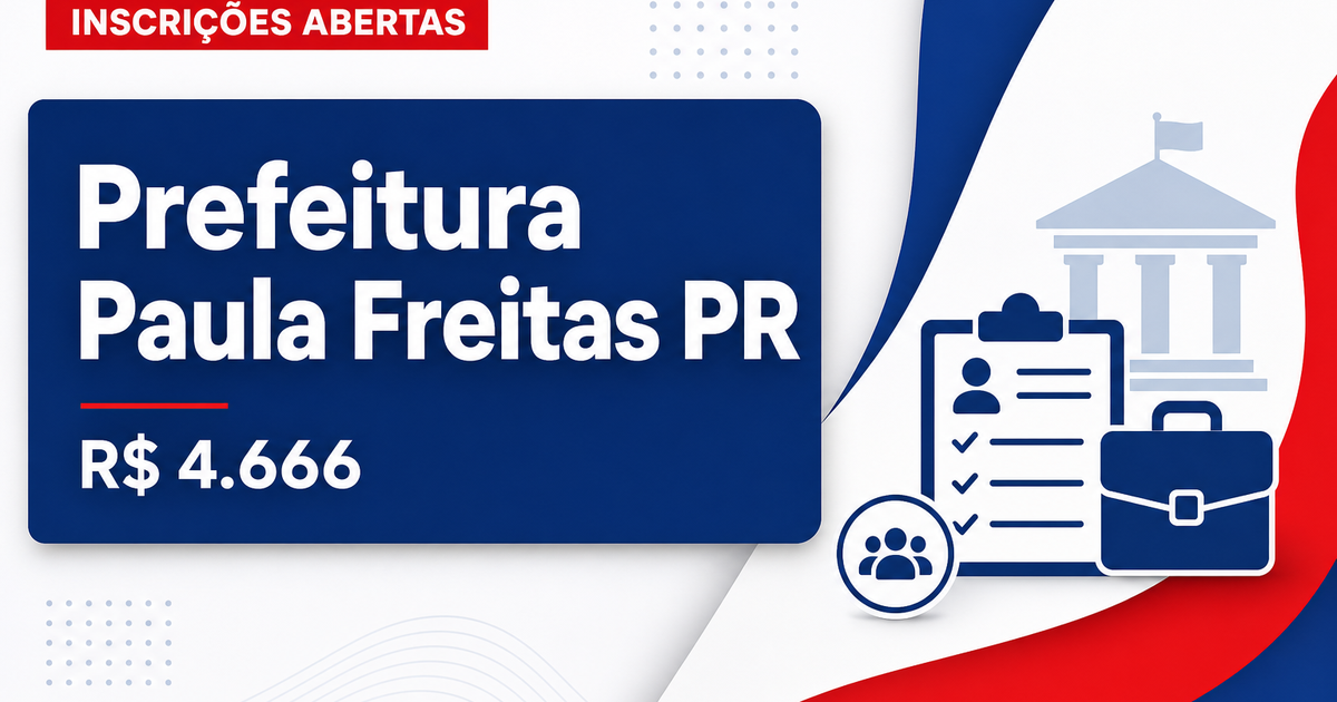 Prefeitura de Paula Freitas: Prefeitura de Paula Freitas - PR abre processo seletivo para professores - Prefeitura de Paula Freitas
