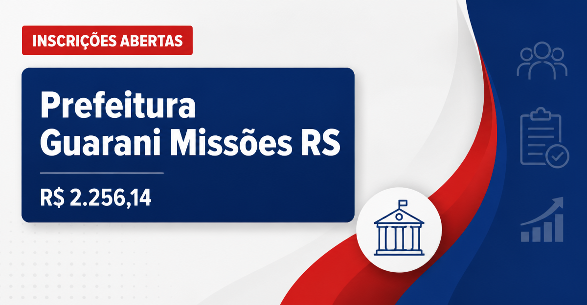 Prefeitura de Guarani das Missões: Prefeitura de Guarani das Missões - RS abre seleção para Orientador Social - Prefeitura de Guarani das Missões