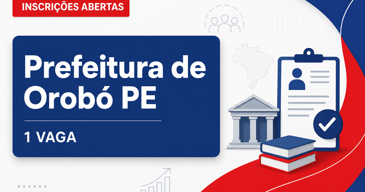 Processo seletivo Orobó PE: 1 vaga para orientador social aberta - Prefeitura de Orobó