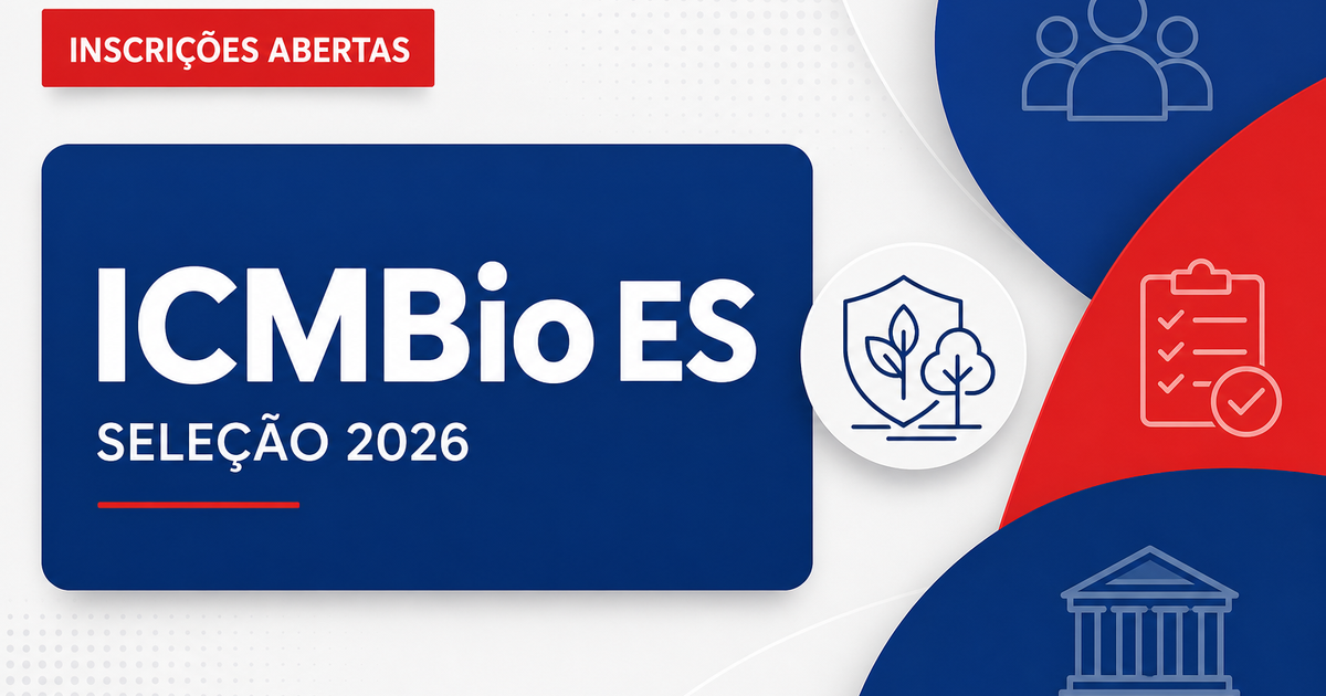 ICMBio - ES abre seleção para agente ambiental em Cachoeiro de Itapemirim - Instituto Chico Mendes de Conservação da Biodiversidade
