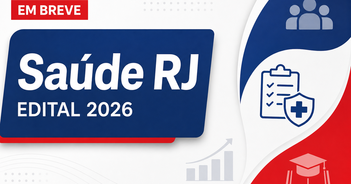 Concurso Saúde RJ: valor da taxa de inscrição é confirmado - Secretaria de Saúde